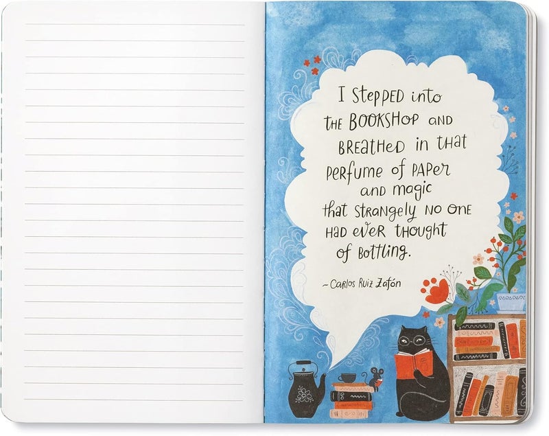 Compendium Softcover Journal - There is no enjoyment like reading! – A Write Now Journal with 128 Lined Pages, 5”W x 8”H - Image 5